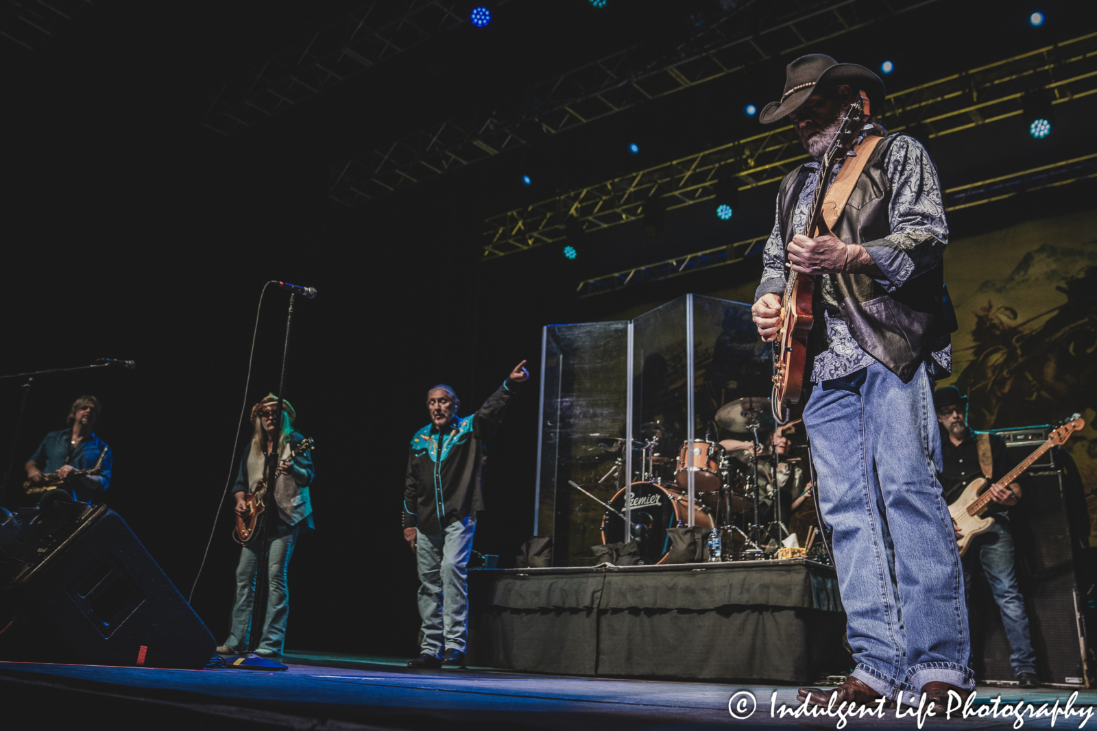 Guitar player Rick Willis of The Marshall Tucker Band live in concert at Star Pavilion inside of Ameristar Casino in Kansas City, MO on December 1, 2023.