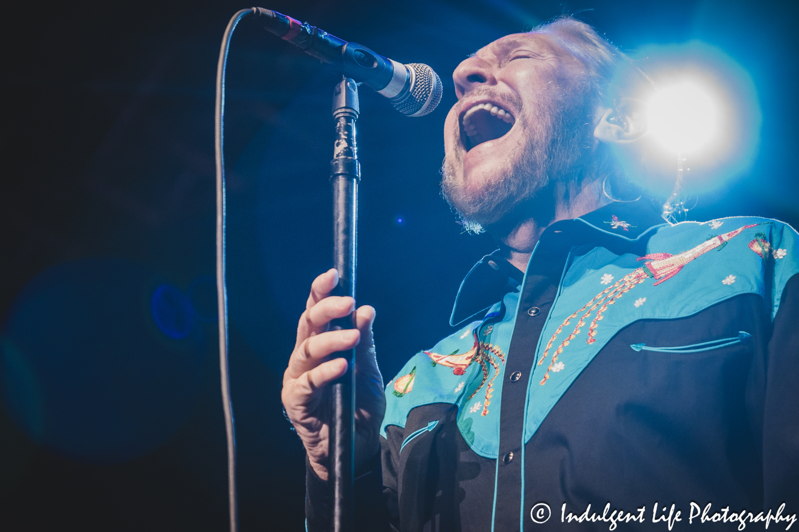 The Marshall Tucker Band lead singer and founding member Doug Gray live in concert at Ameristar Casino's Star Pavilion in Kansas City, MO on December 1, 2023.