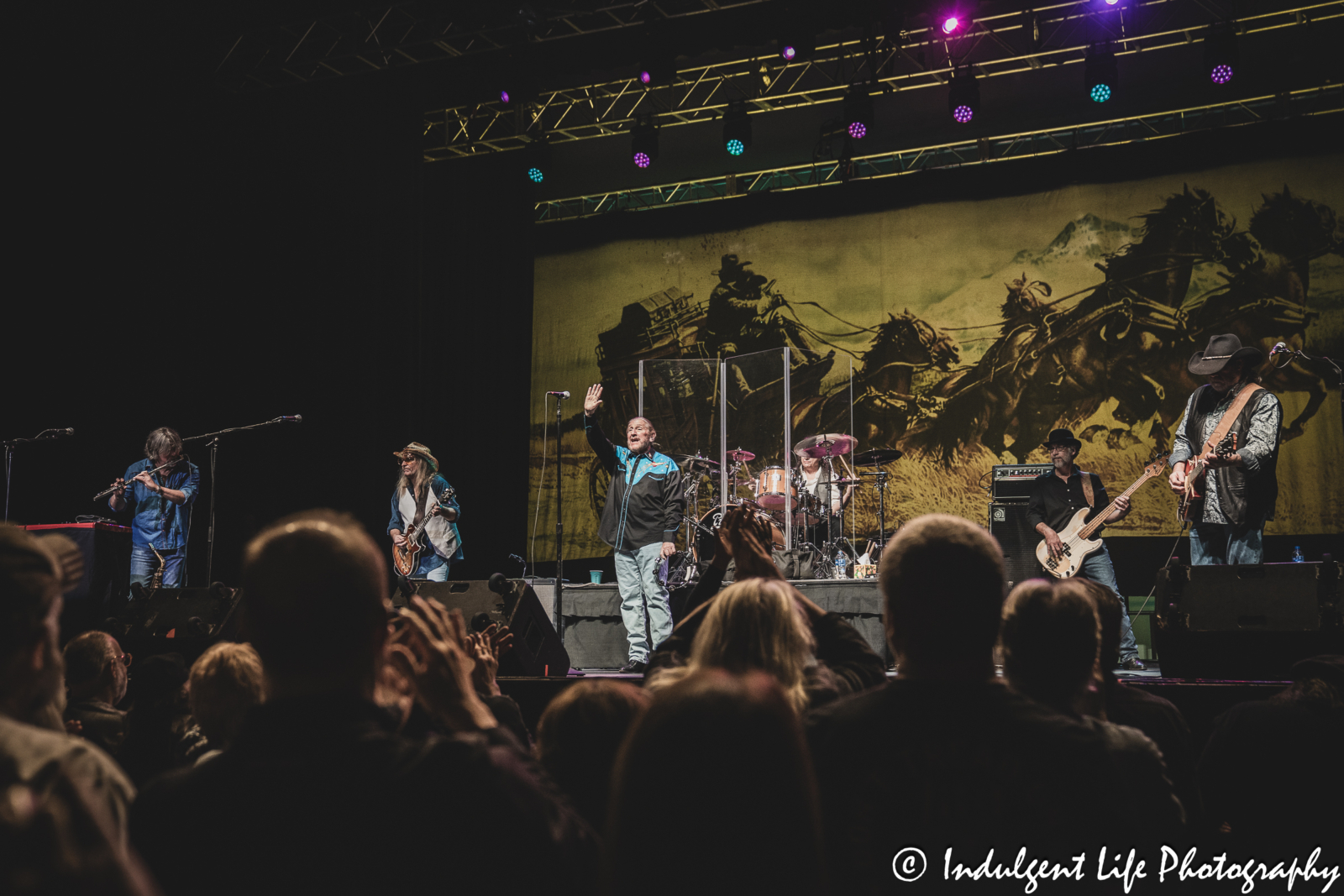 The Marshall Tucker Band performing live in concert at Star Pavilion inside of Ameristar Casino in Kansas City, MO on December 1, 2023.