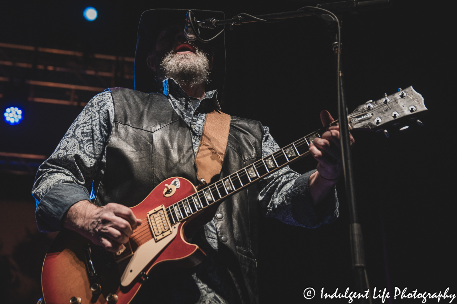 The Marshall Tucker Band guitarist Rick Willis playing live at Star Pavilion inside of Ameristar Casino in Kansas City, MO on December 1, 2023.