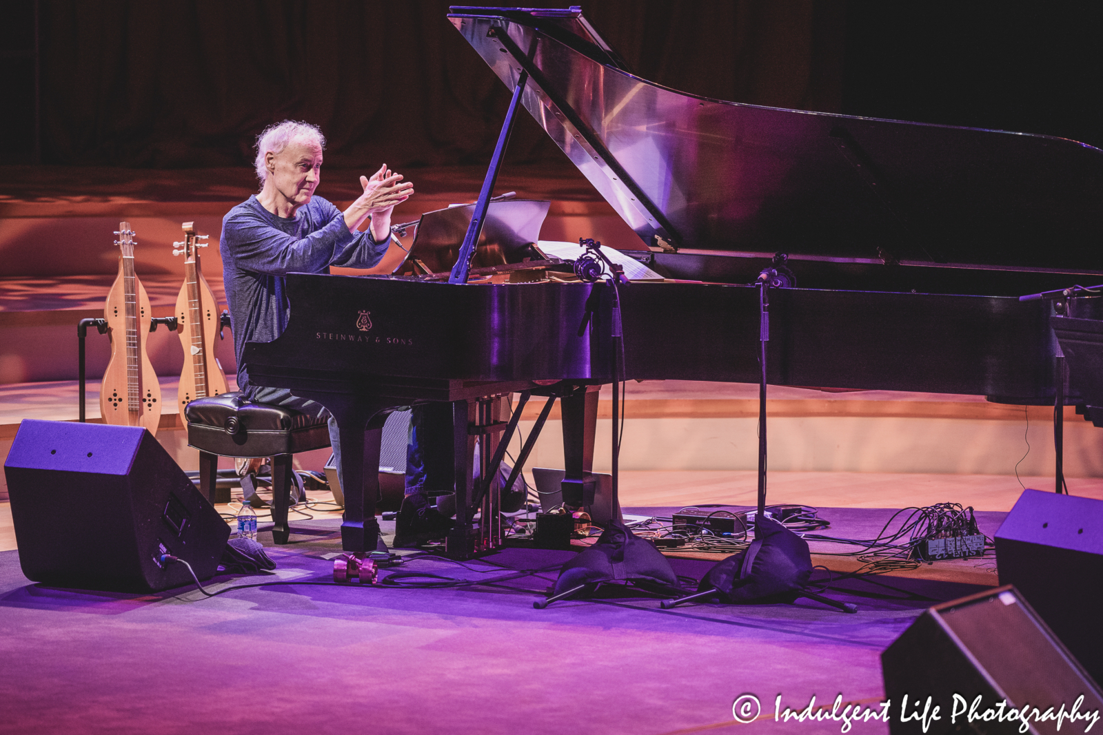 Bruce Hornsby live in concert at Helzberg Hall inside of Kauffman Center for the Performing Arts in downtown Kansas City, MO on March 14, 2024.