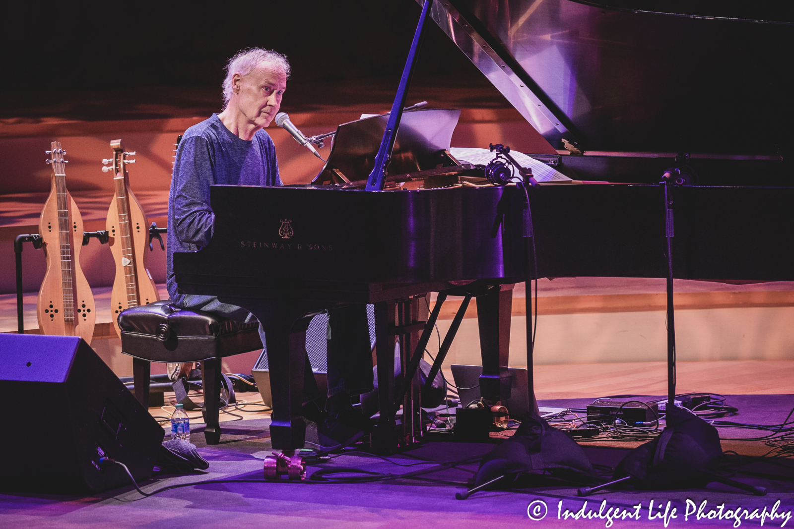 Bruce Hornsby performing live at Helzberg Hall inside of Kauffman Center for the Performing Arts in downtown Kansas City, MO on March 14, 2024.