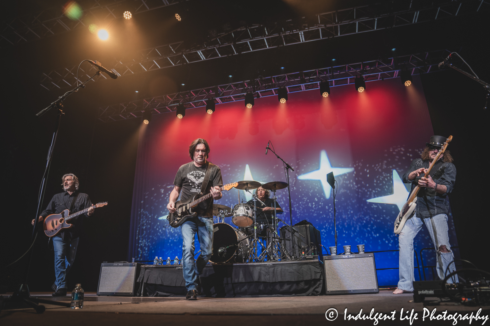 Little Texas opening up its concert at Ameristar Casino's Star Pavilion in Kansas City, MO on March 2, 2024.