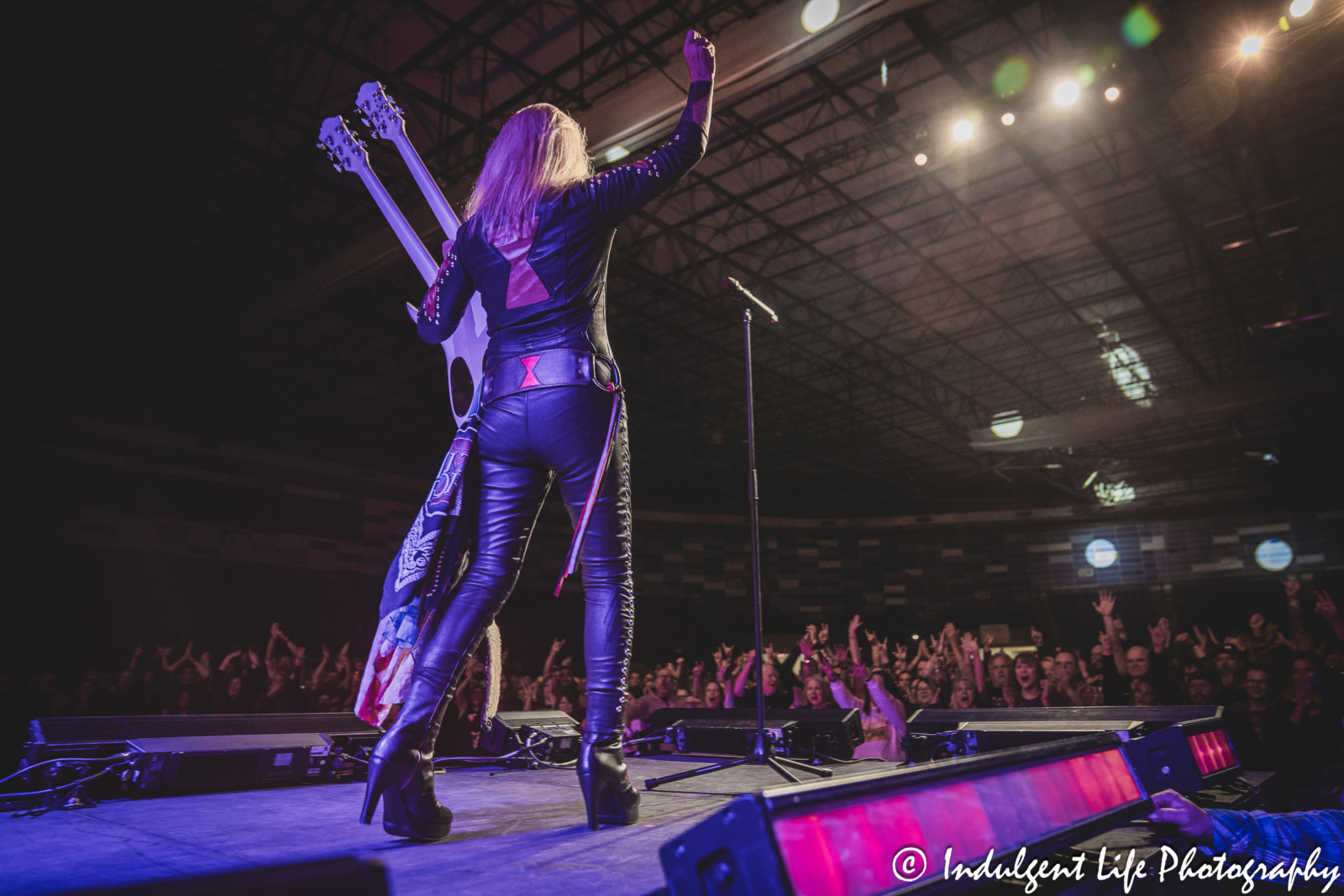 Lita Ford and fans Lita Ford at Hy-Vee Arena in Kansas City, MO on March 22, 2024.
