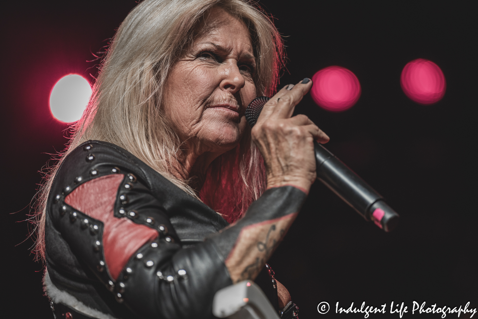 Lita Ford live in concert at Hy-Vee Arena in Kansas City, MO on March 22, 2024.