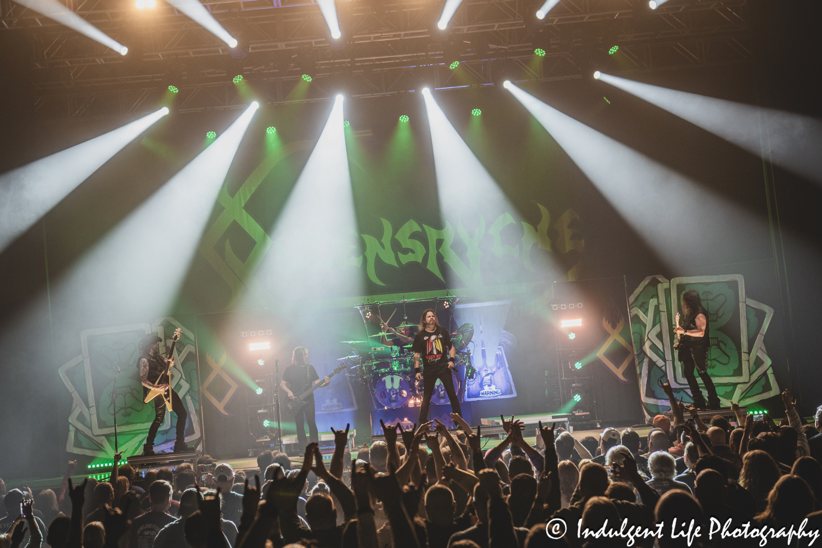 Queensrÿche live in concert at Star Pavilion inside of Ameristar Casino in Kansas City, MO on April 5, 2024.