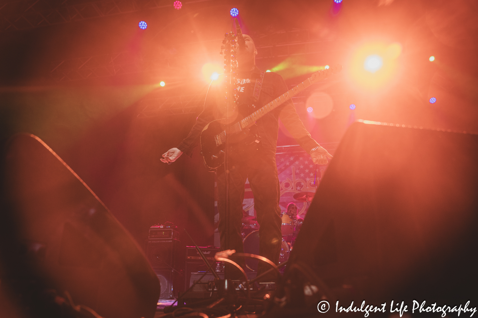Lead singer Scott Holt and drummer Roger Earl of Foghat performing together at Star Pavilion inside of Ameristar Casino in Kansas City, MO on March 15, 2025.