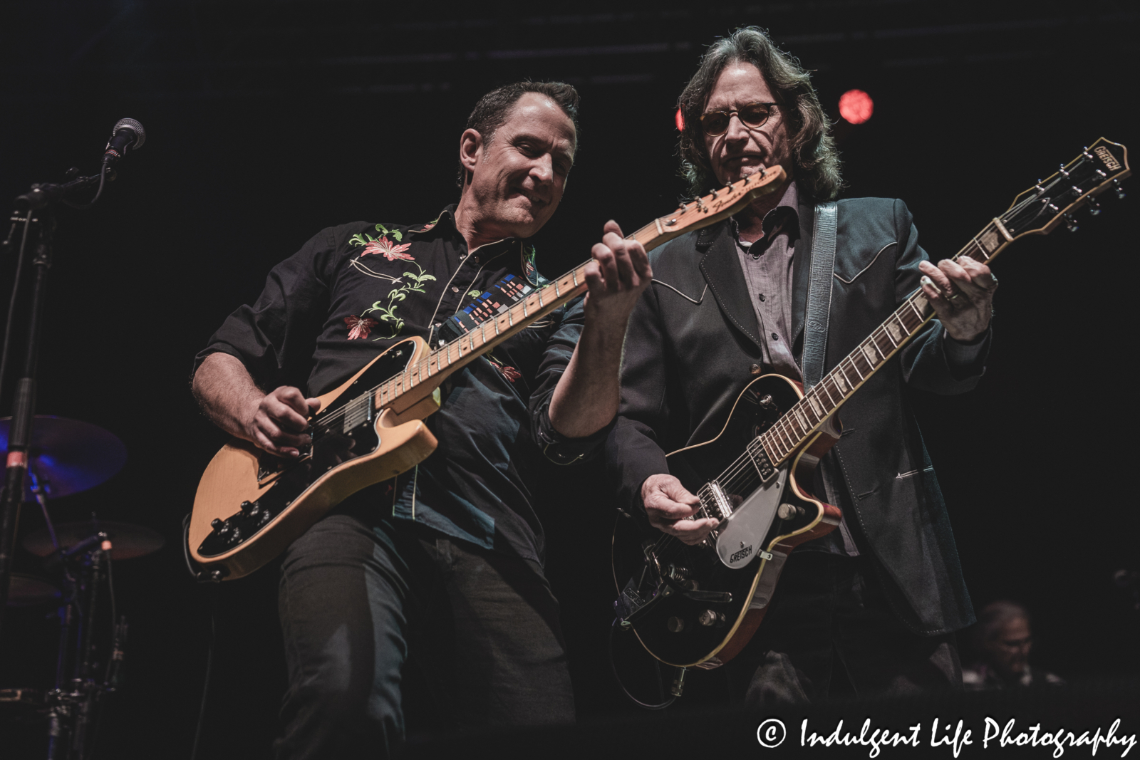 Nitty Gritty Dirt Band frontman Jack Hanna and son Jamie Hanna performing together at Star Pavilion inside of Ameristar Casino in Kansas City, MO on March 22, 2025.