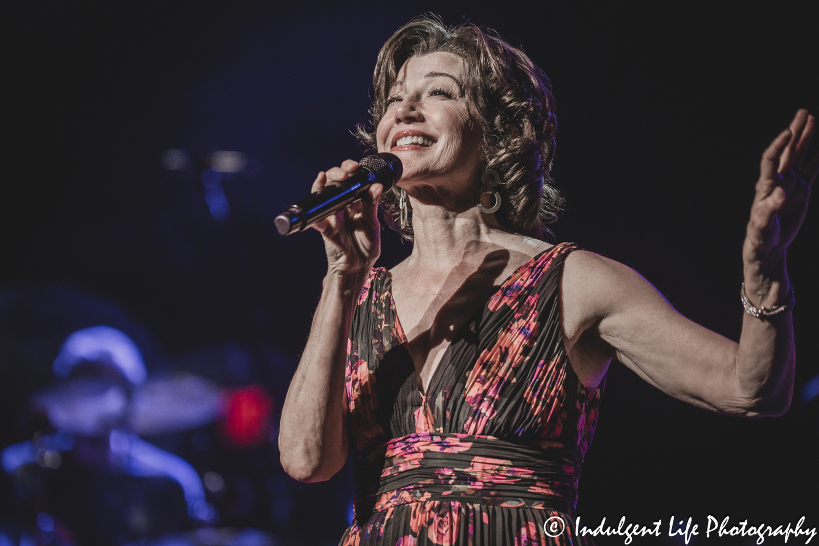 Amy Grant opening up her concert with the chart-topping song "Stay for Awhile" at Kauffman Center in downtown Kansas City, MO on April 4, 2025.