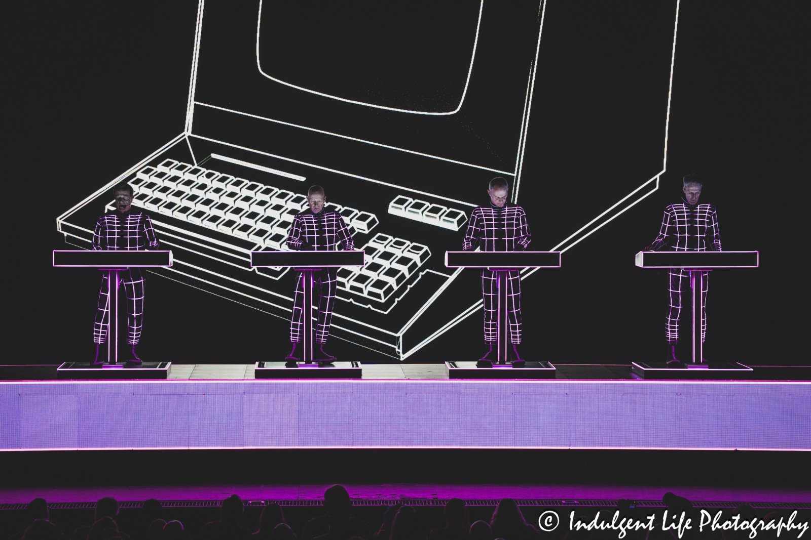 Kraftwerk performing "Computer Love" at The Midland in downtown Kansas City, MO on March 31, 2025.