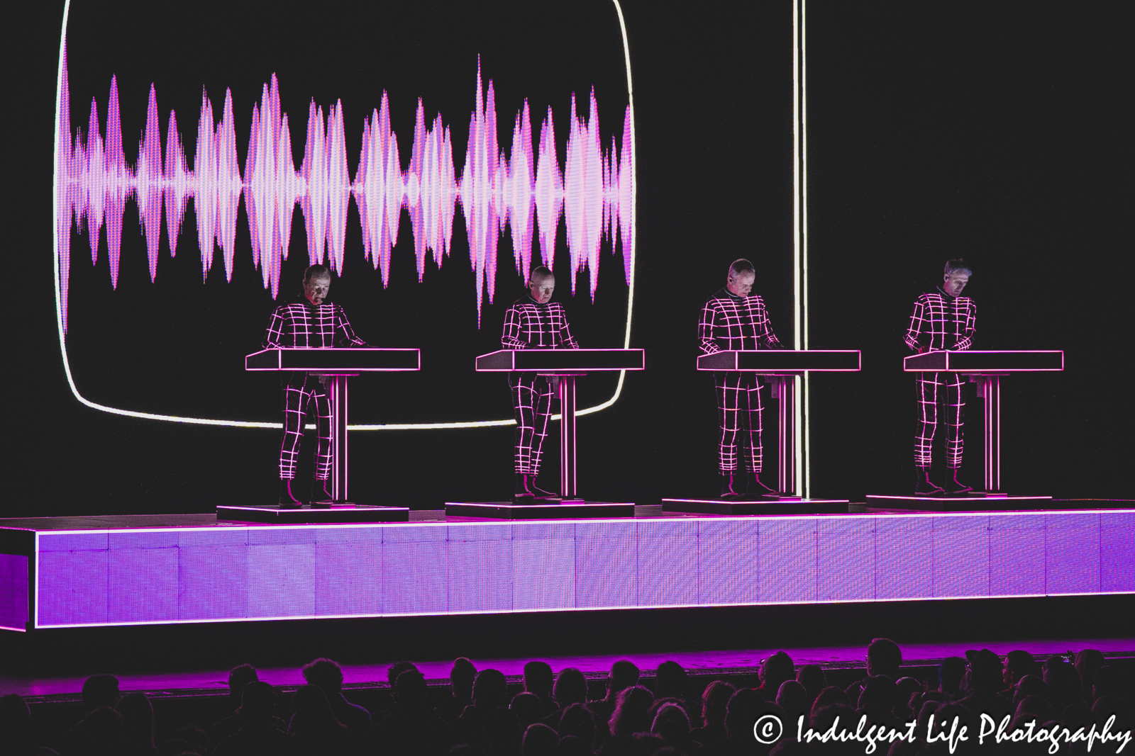 Kraftwerk playing "Computer Love" live at The Midland in downtown Kansas City, MO on March 31, 2025.