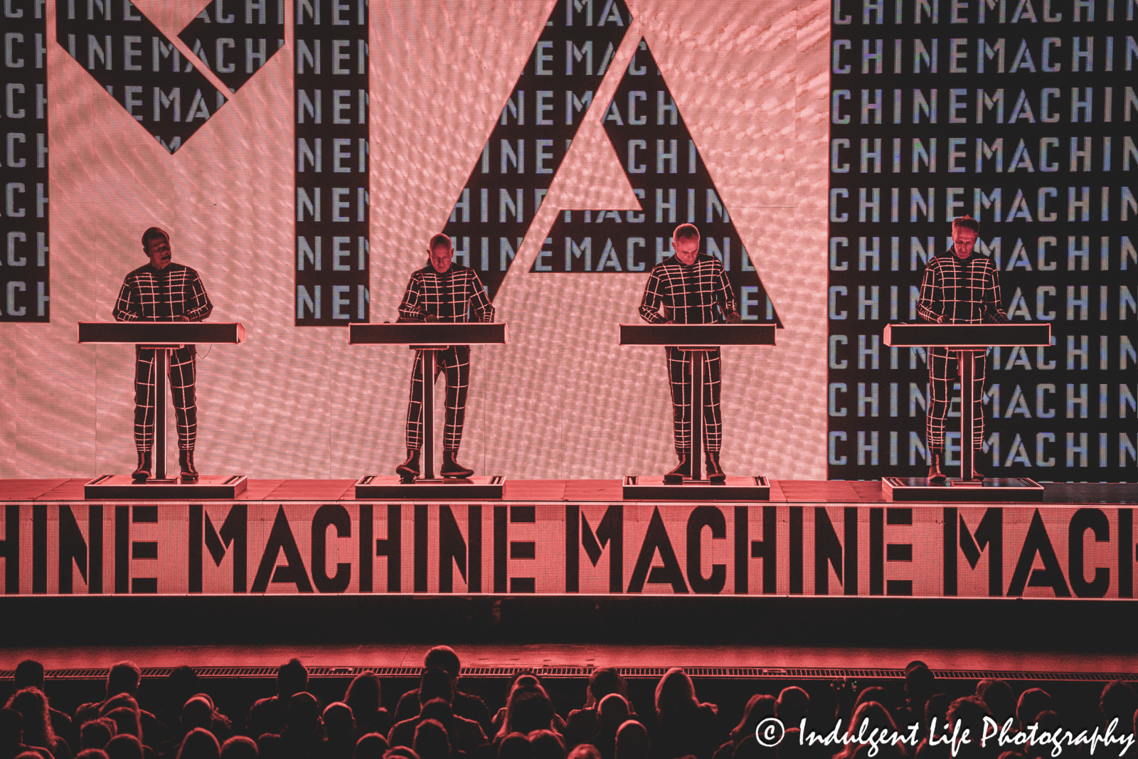 Kraftwerk live in concert performing "The Man-Machine" at Midland Theatre in downtown Kansas City, MO on March 31, 2025.