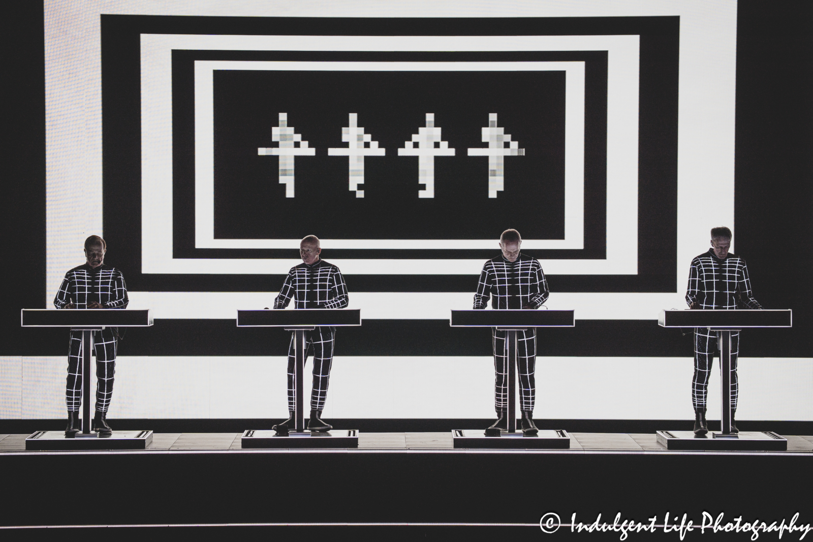 Kraftwerk performing "Electric Café" at The Midland in downtown Kansas City, MO on March 31, 2025.
