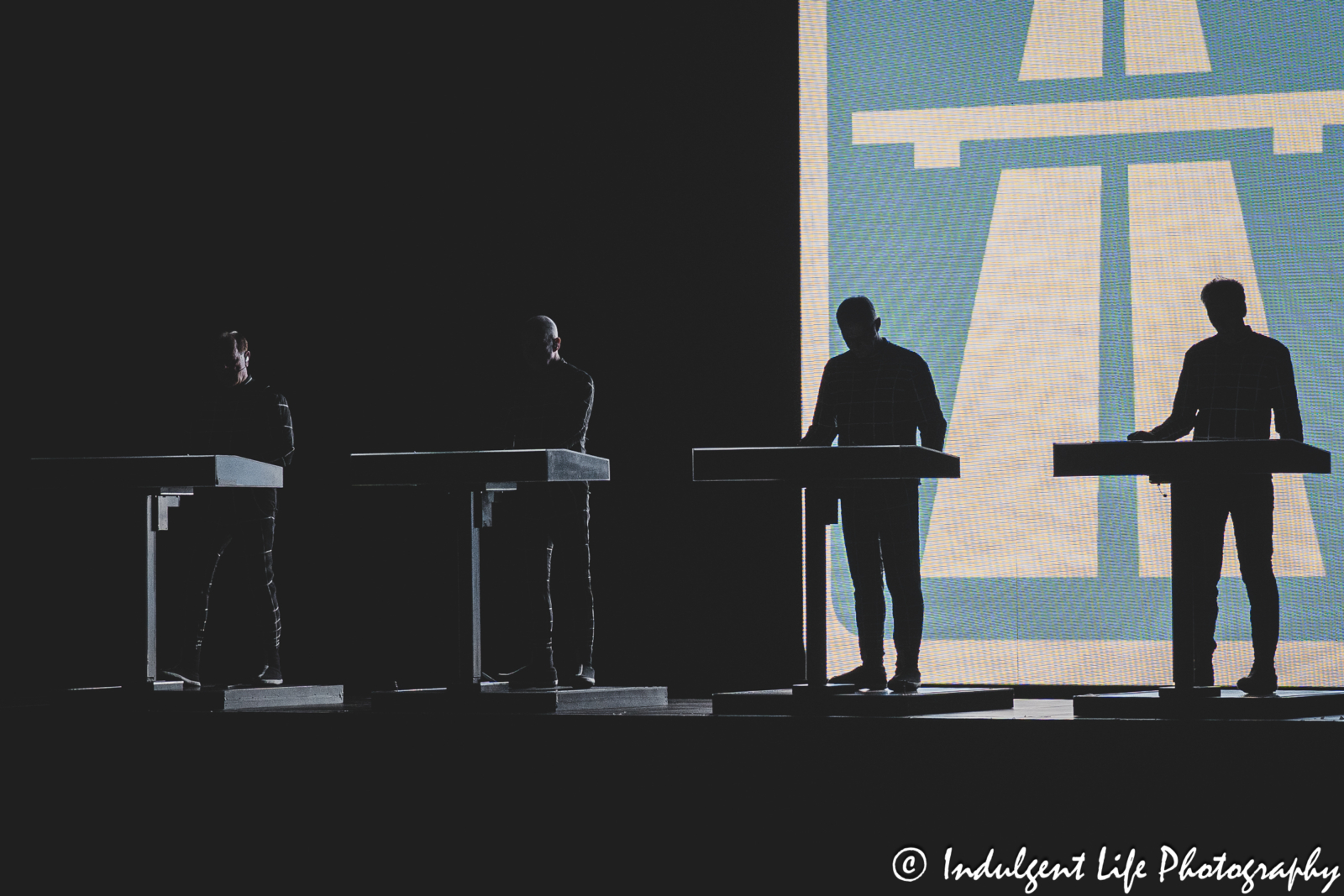 Kraftwerk performing "Autobahn" at The Midland in downtown Kansas City, MO on March 31, 2025.