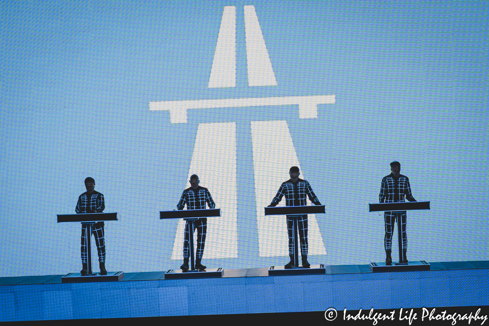 Kraftwerk live in concert performing "Autobahn" at Midland Theatre in downtown Kansas City, MO on March 31, 2025.