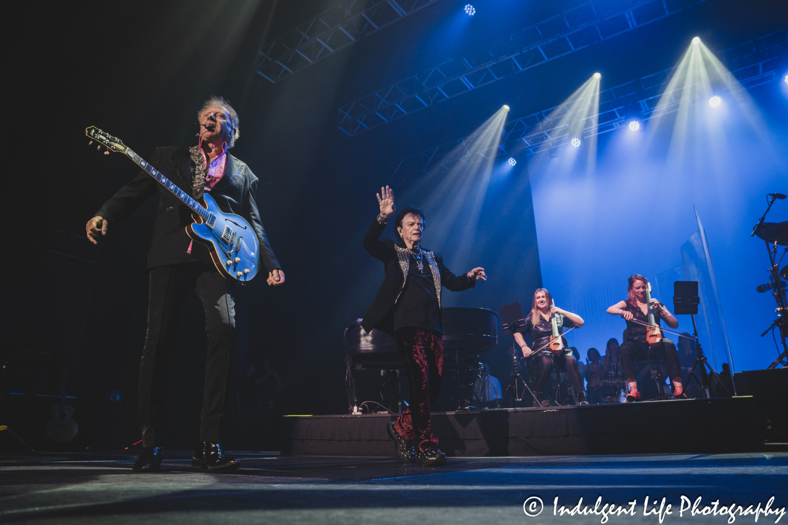 Air Supply taking to the Star Pavilion stage at Ameristar Casino in Kansas City, MO for its 50th Anniversary concert on May 17, 2025.