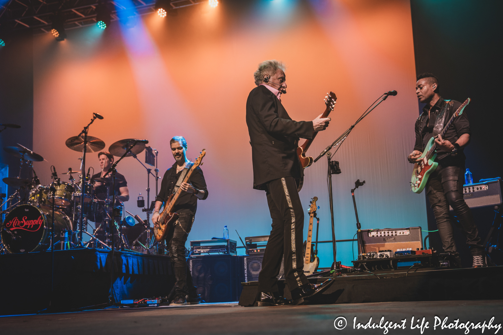 Graham Russell and the Air Supply band performing "Even the Nights Are Better" at Star Pavilion inside of Ameristar Casino in Kansas City, MO on May 17, 2025.