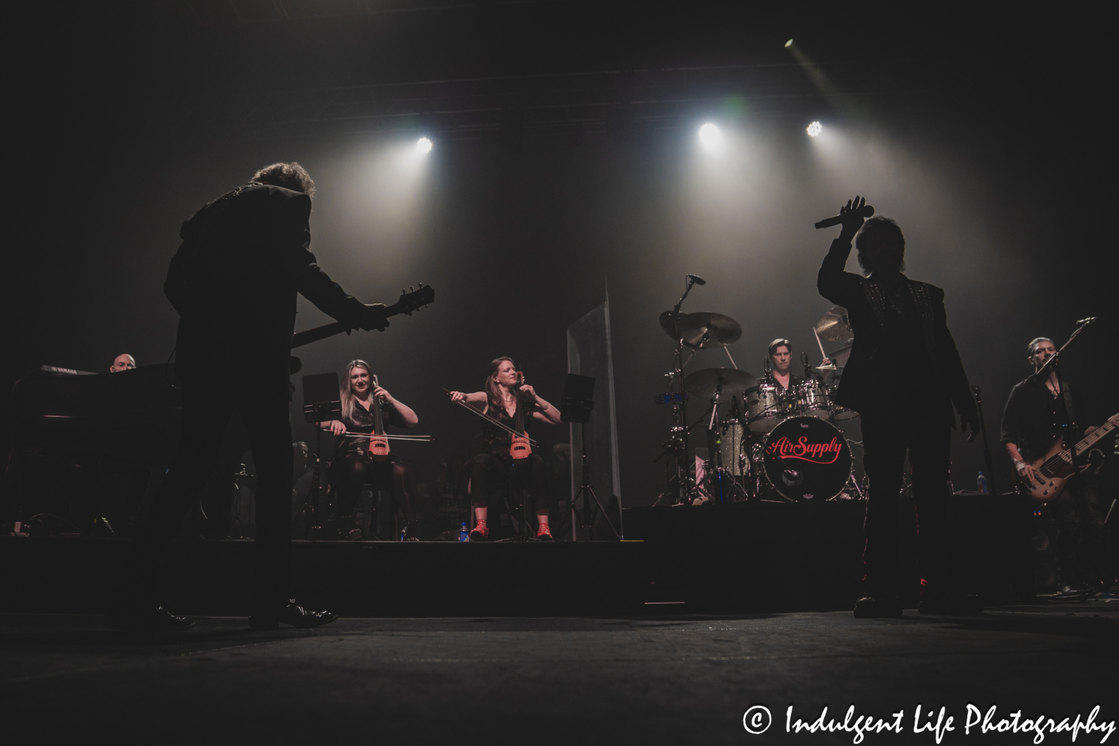 Air Supply duo of Graham Russell and Russell Hitchcock live in concert together at Ameristar Casino in Kansas City, MO on May 17, 2025.