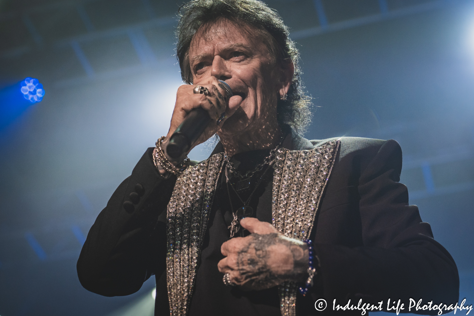 Russell Hitchcock opening up the 50th anniversary concert of Air Supply with "Sweet Dreams" at Star Pavilion inside of Ameristar Casino in Kansas City, MO on May 17, 2025.
