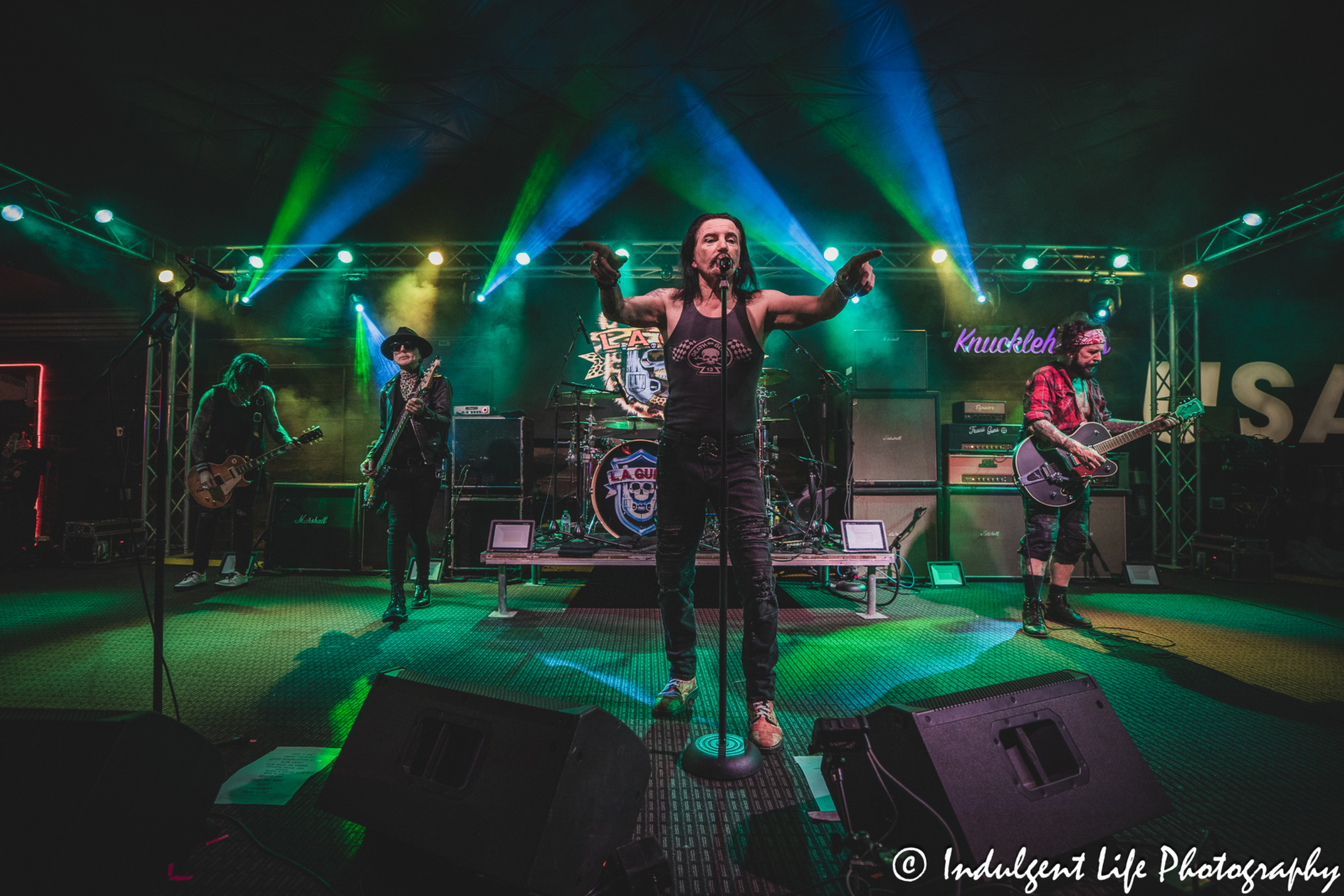 L.A. Guns live in concert at Knuckleheads Saloon in Kansas City, MO on May 22, 2025.