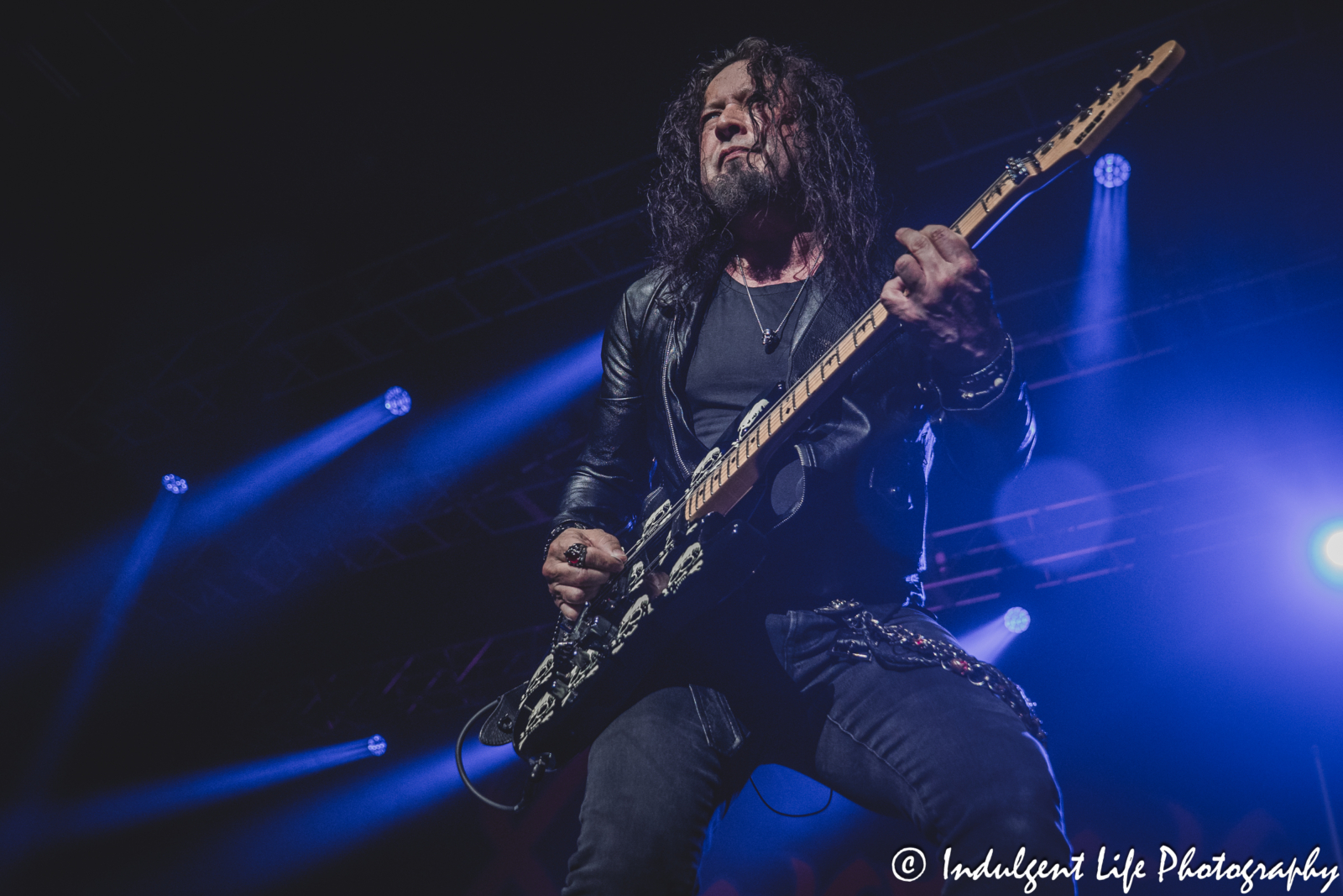 Queensrÿche guitarist and founding member Michael Wilton live in concert at Ameristar Casino's Star Pavilion in Kansas City, MO on May 16, 2025.