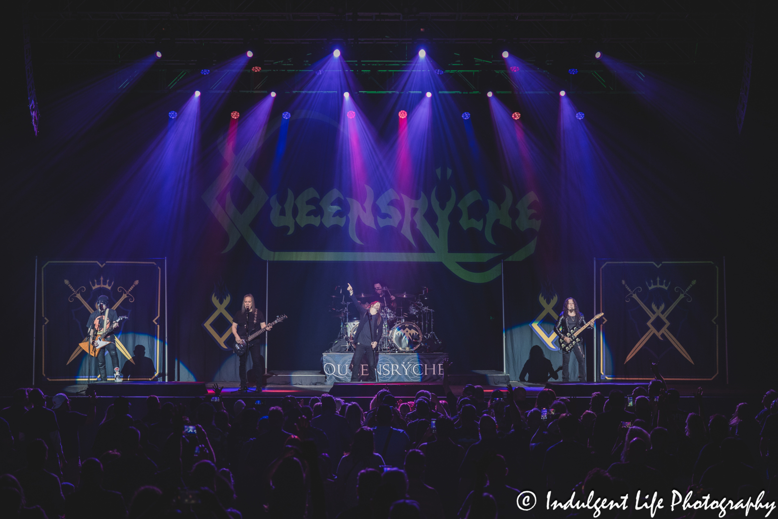 Queensrÿche performing live in concert at Star Pavilion inside of Ameristar Casino in Kansas City, MO on May 16, 2025.