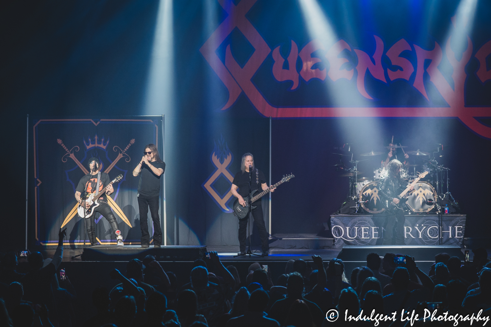 Live concert performance featuring Queensrÿche at Star Pavilion inside of Ameristar Casino in Kansas City, MO on May 16, 2025.