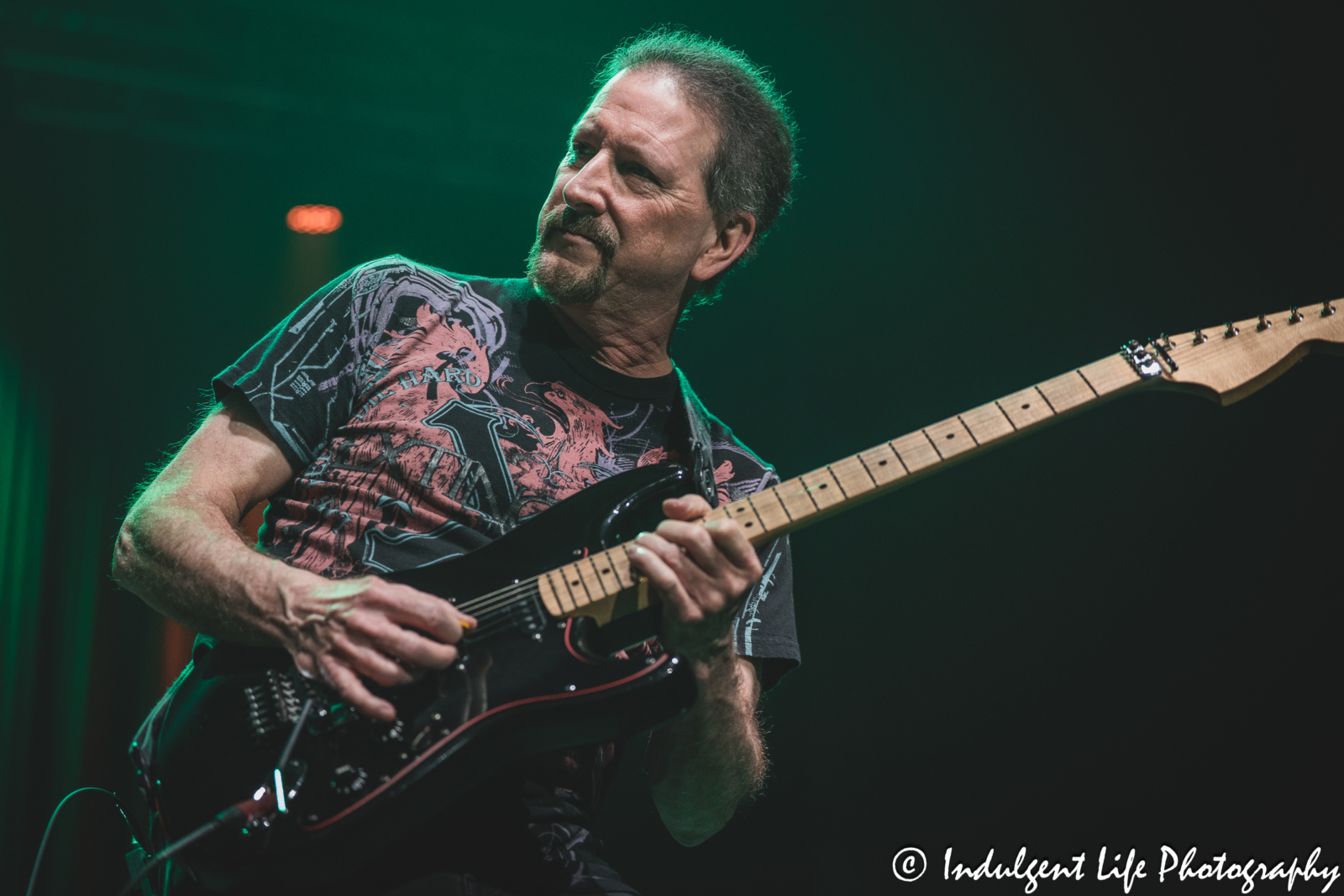 Shooting Star guitarist Chet Galloway live in concert at Ameristar Casino's Star Pavilion in Kansas City, MO on April 26, 2025.
