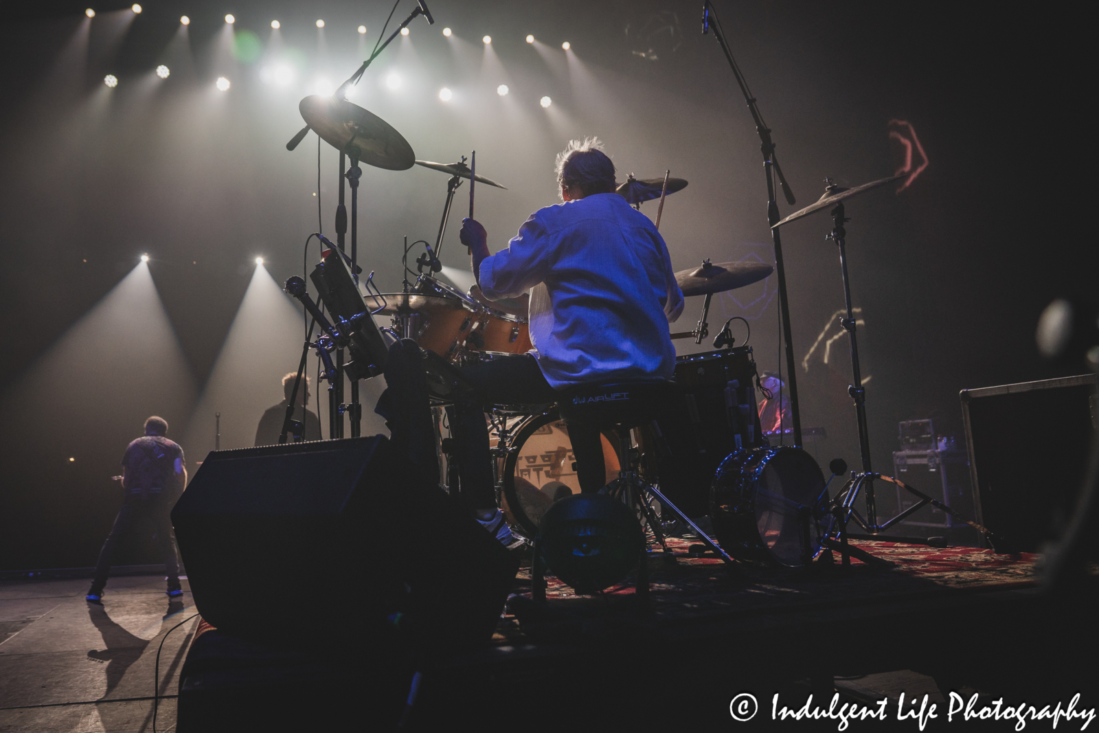 Shooting Star drummer and founding member performing live in concert with the band on the Star Pavilion stage at Ameristar Casino in Kansas City, MO on April 26, 2025.