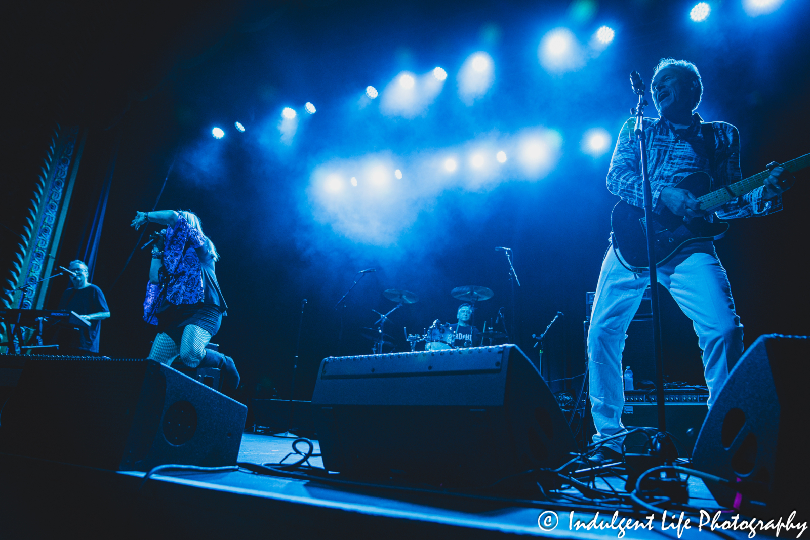 Animotion performing "I Engineer" live on the "I Love The 80's" tour at Uptown Theater in Kansas City, MO on June 13, 2025.