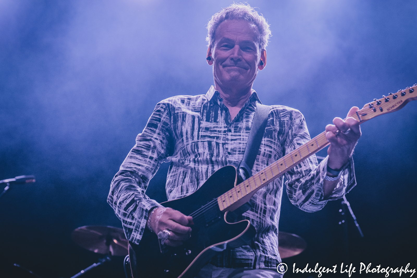 Animotion frontman Bill Wadhams taking to the stage on the "I Love The 80's" tour stop at Uptown Theater in Kansas City, MO on June 13, 2025.