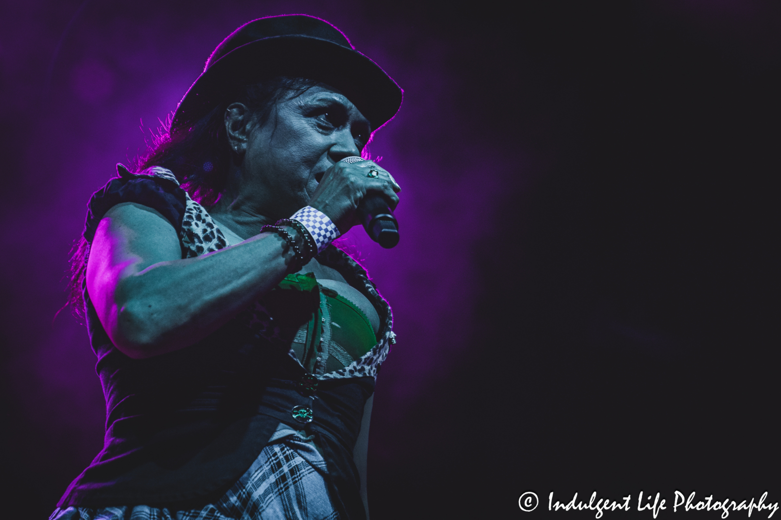 Bow Wow Wow lead singer Annabella Lwin performing live at Uptown Theater in Kansas City, MO on June 13, 2025.