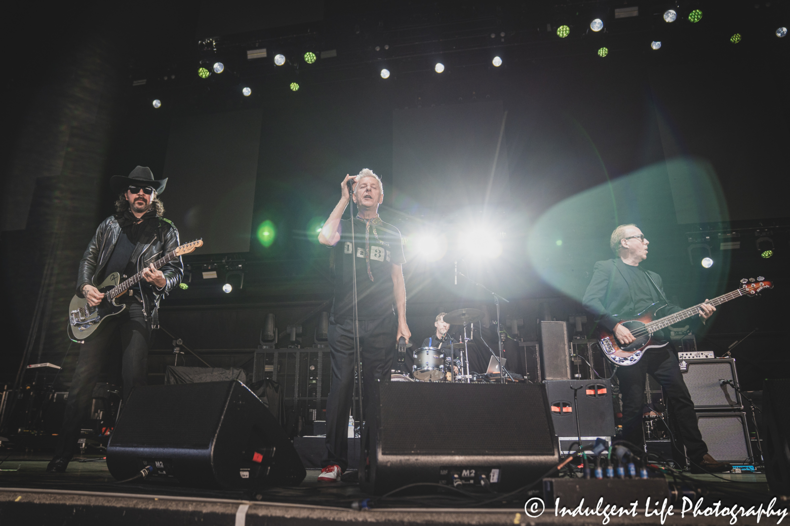 Modern English performing "Gathering Dust" live in concert at Hollywood Casino Amphitheater in Maryland Heights, MO on June 5, 2025.