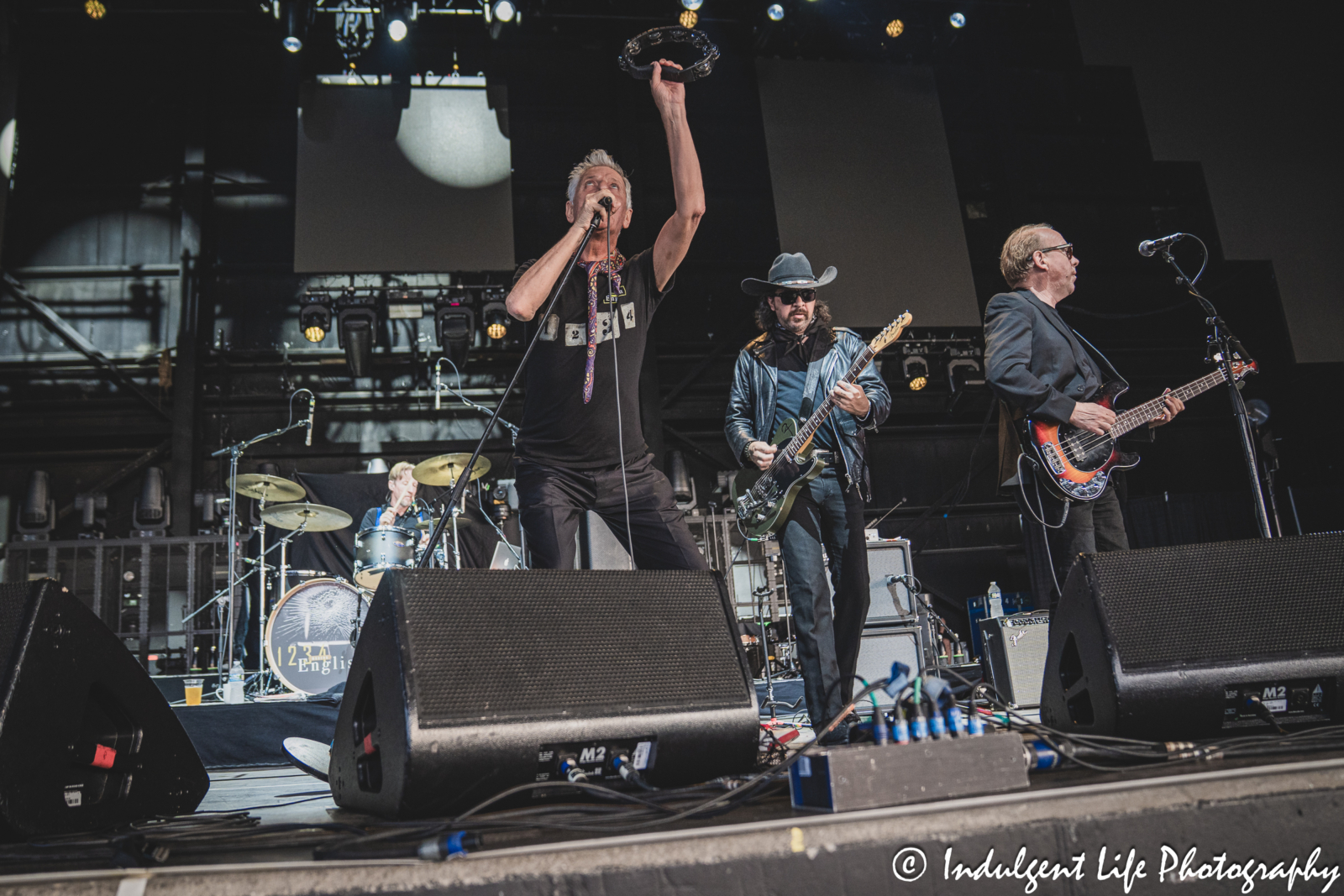 Modern English performing "Long in the Tooth" live in concert at Hollywood Casino Amphitheater in Maryland Heights, MO on June 5, 2025.