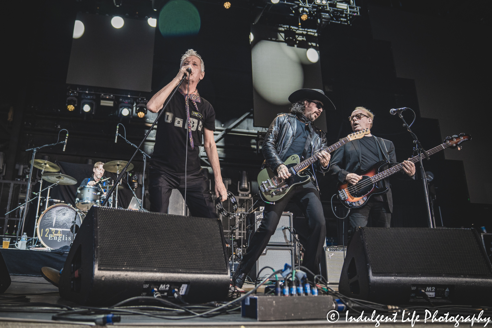 Modern English live in concert performing "Long in the Tooth" at Hollywood Casino Amphitheater in Maryland Heights, MO on June 5, 2025.