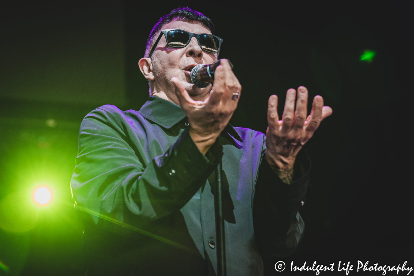 Lead singer Marc Almond of Soft Cell performing "Memorabilia" live in concert at Hollywood Casino Amphitheater in Maryland Heights, MO on June 5, 2025.