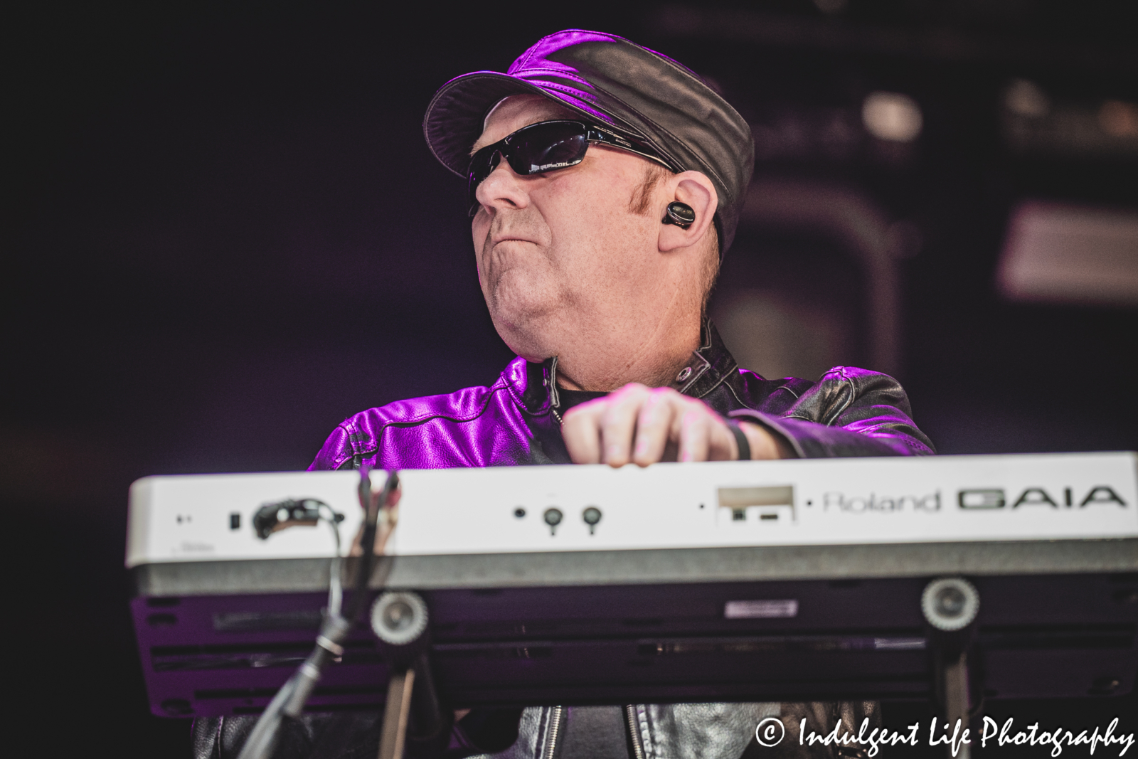 Keyboard player David Ball of Soft Cell performing "Torch" live in concert at Hollywood Casino Amphitheater in Maryland Heights, MO on June 5, 2025.