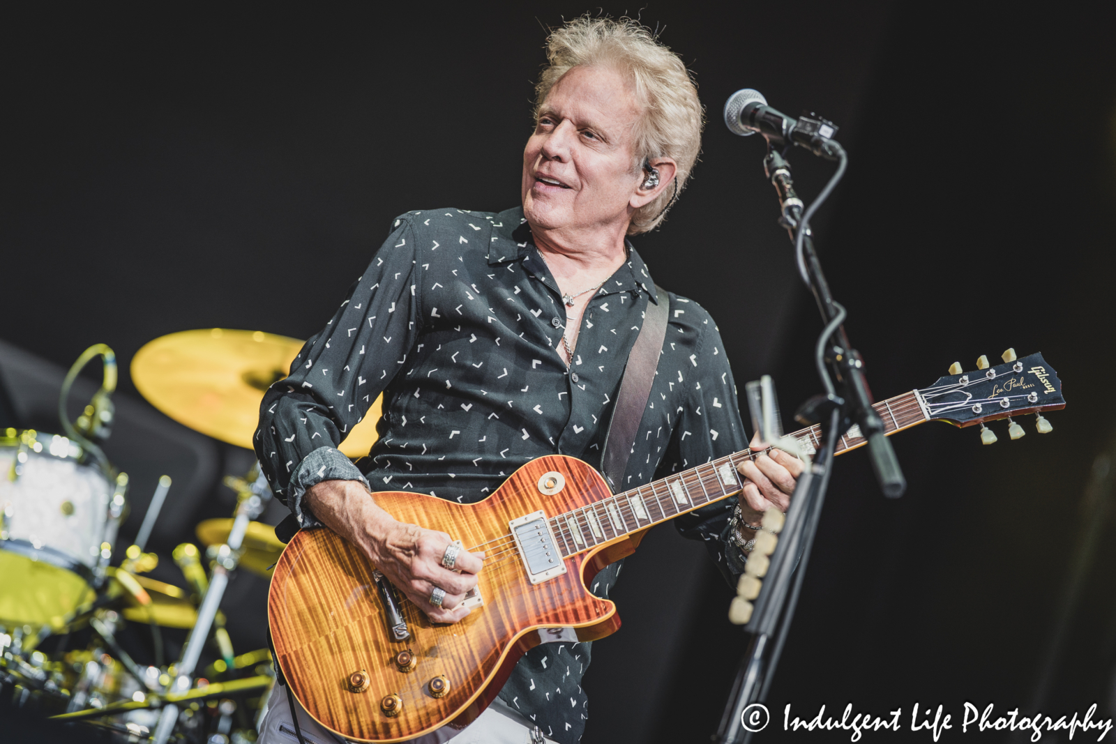 Don Felder performing "One of These Nights" by the Eagles in concert at Starlight Theatre in Kansas City, MO on July 2, 2025.