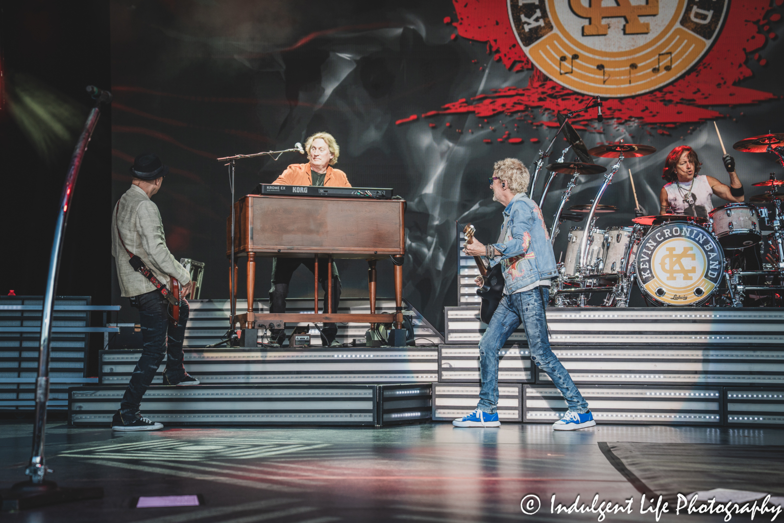 Kevin Cronin Band performing "Don't Let Him Go" by REO Speedwagon live in concert at Starlight Theatre in Kansas City, MO on July 2, 2025.