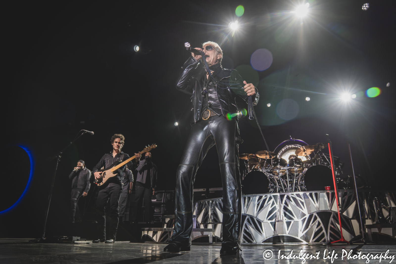 David Lee Roth and his solo band performing "Panama" live at Grinders in the Crossroads of downtown Kansas City, MO on August 27, 2025.