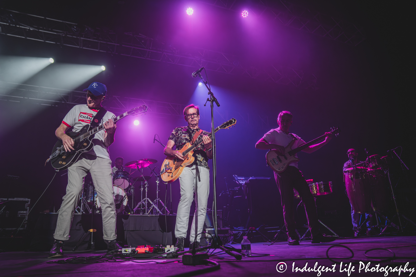 Haircut 100 performing "Kingsize (You're My Little Steam Whistle)" live in concert at Star Pavilion inside of Ameristar Casino Kansas City, MO on September 13, 2025.