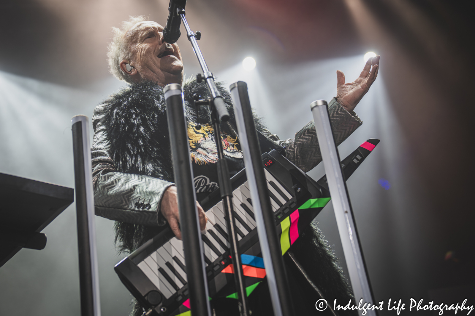 Howard Jones live in concert performing "New Song" at Star Pavilion inside of Ameristar Casino in Kansas City, MO on September 13, 2025.