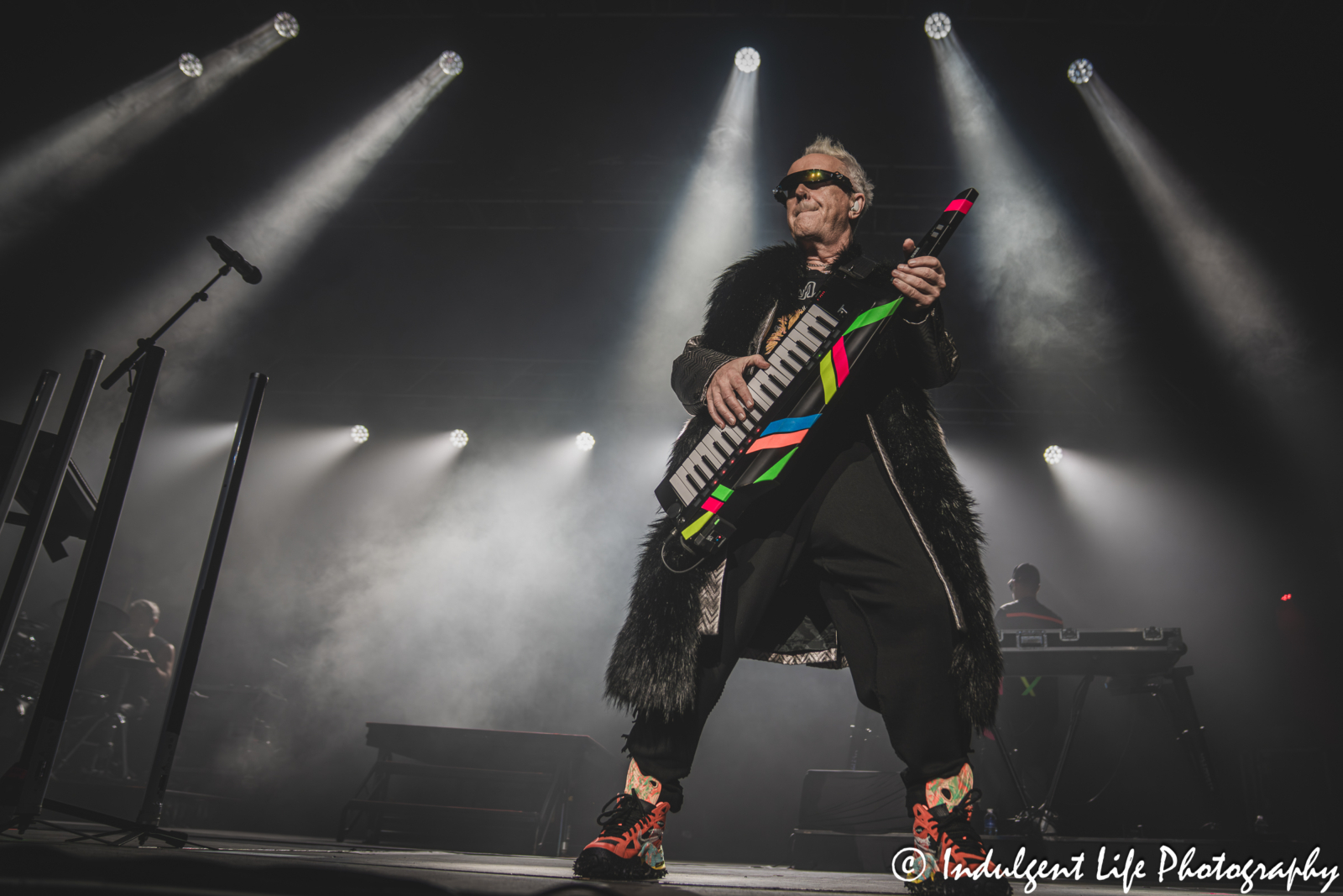 Howard Jones opening up with "Pearl in the Shell" live in concert at Star Pavilion inside of Ameristar Casino in Kansas City, MO on September 13, 2025.