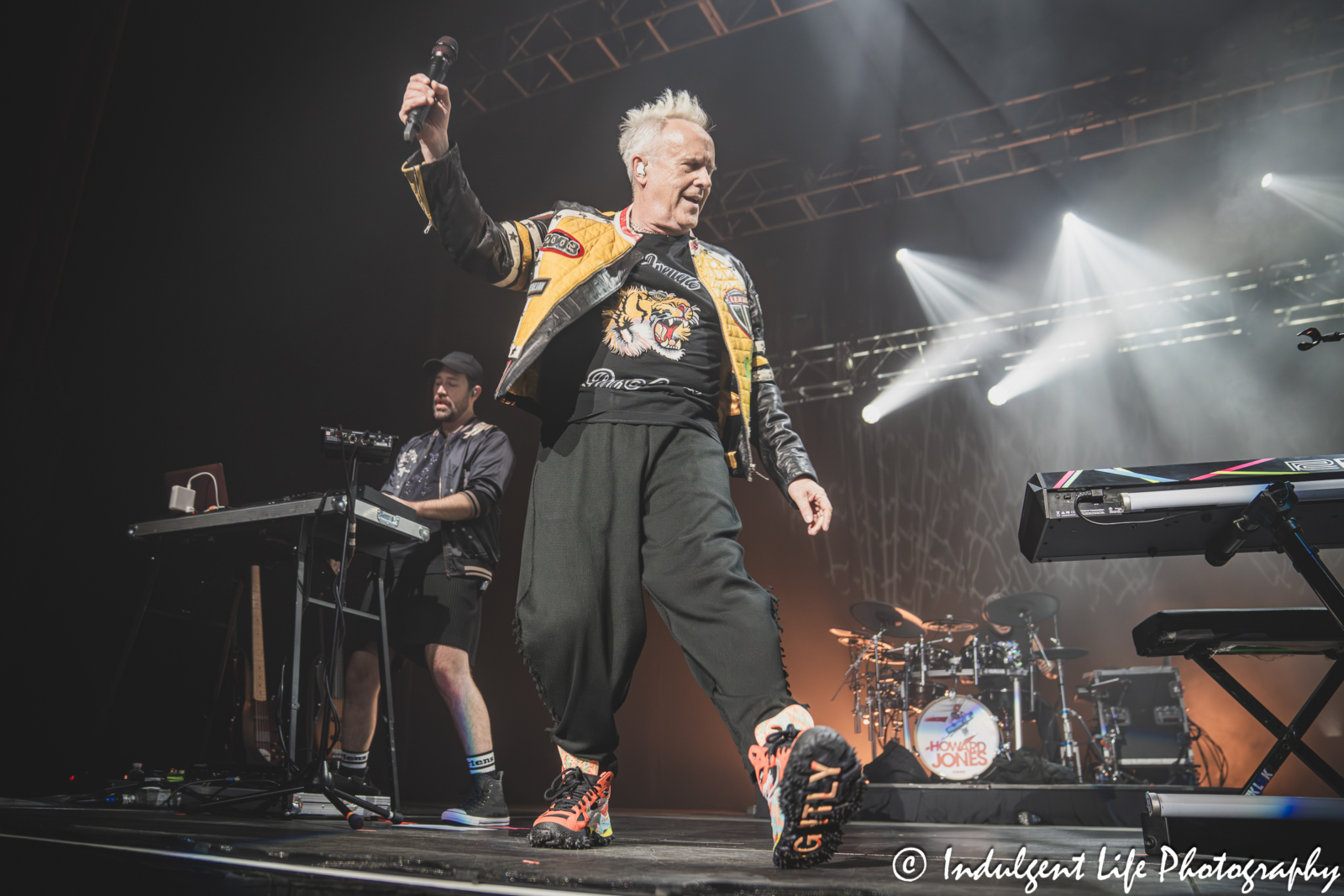 Howard Jones and his band live in concert performing "Like to Get to Know You Well" at Star Pavilion inside of Ameristar Casino in Kansas City, MO on September 13, 2025.