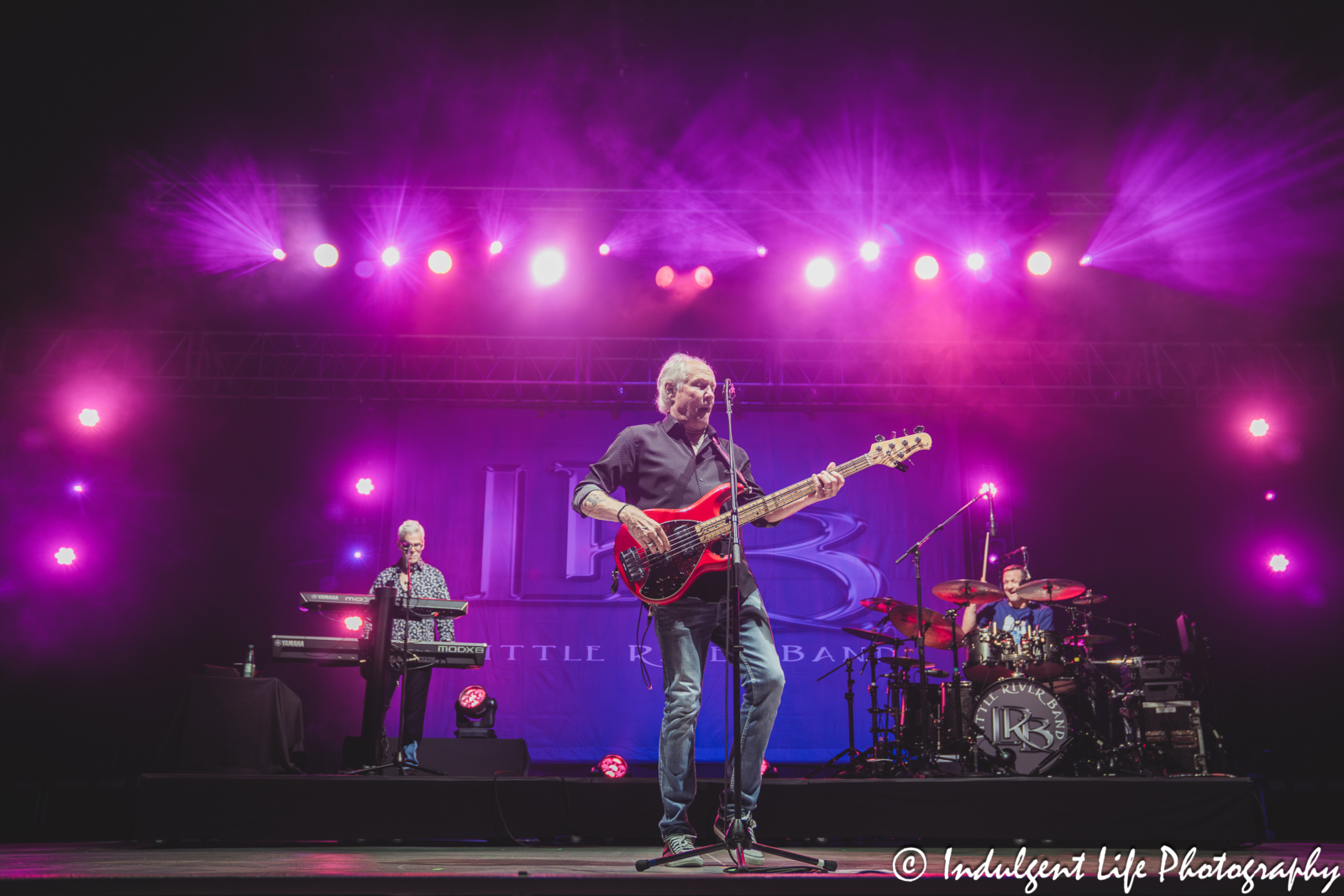 Little River Band performing "Lady" live in concert at Azura Amphitheater in Bonner Springs, KS on September 25, 2025.