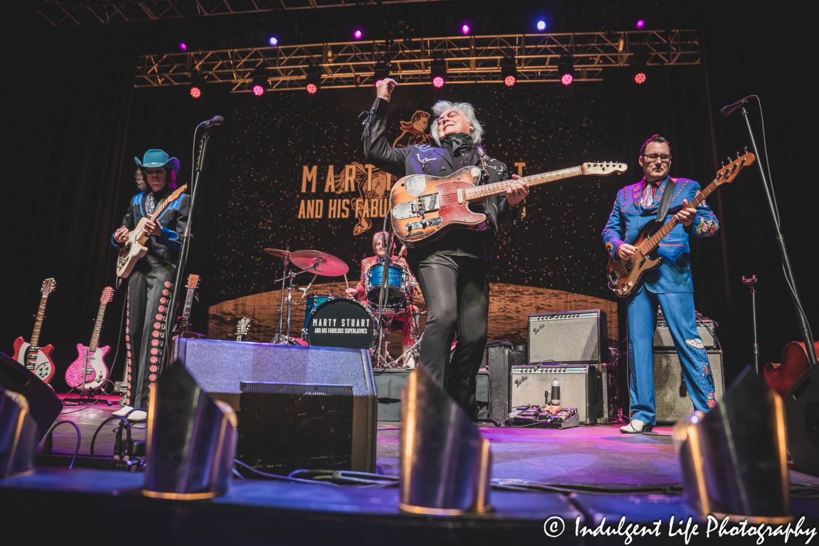 Marty Stuart & His Fabulous Superlatives live on stage at Star Pavilion inside of Ameristar Casino in Kansas City, MO on September 19, 2025.