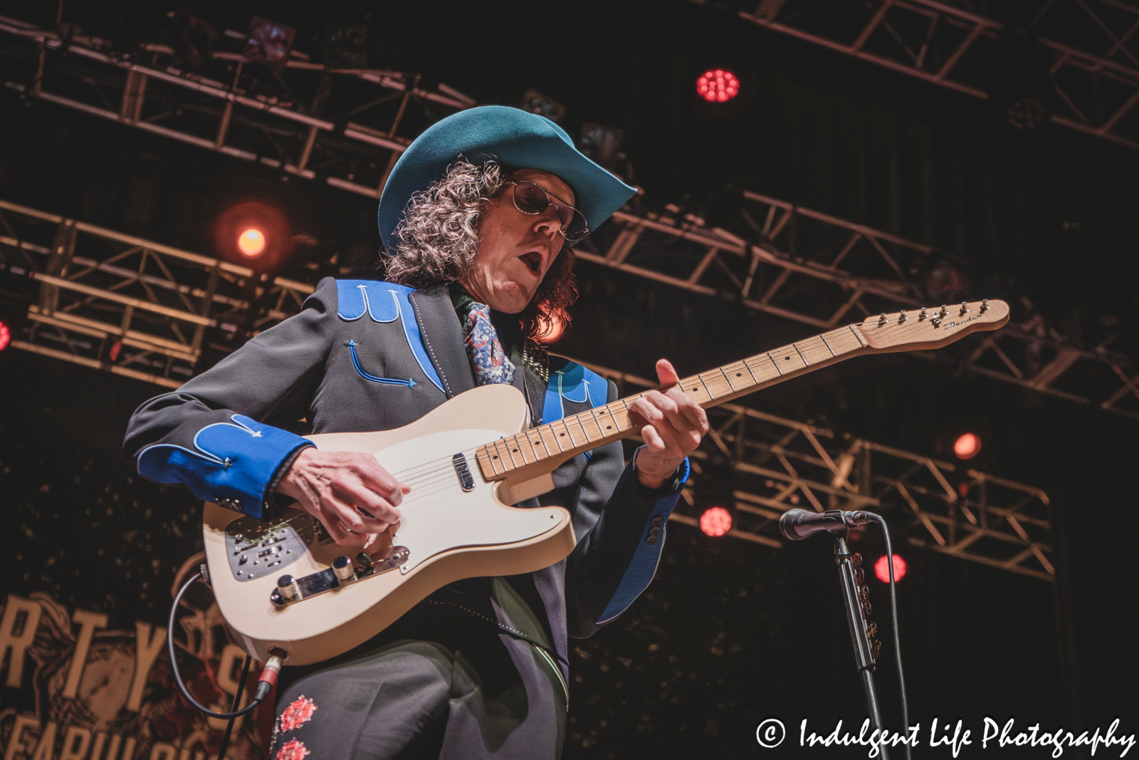 Guitar player Kenny Vaughan of Marty Stuart's Fabulous Superlatives playing live at Star Pavilion inside of Ameristar Casino in Kansas City, MO on September 19, 2025.
