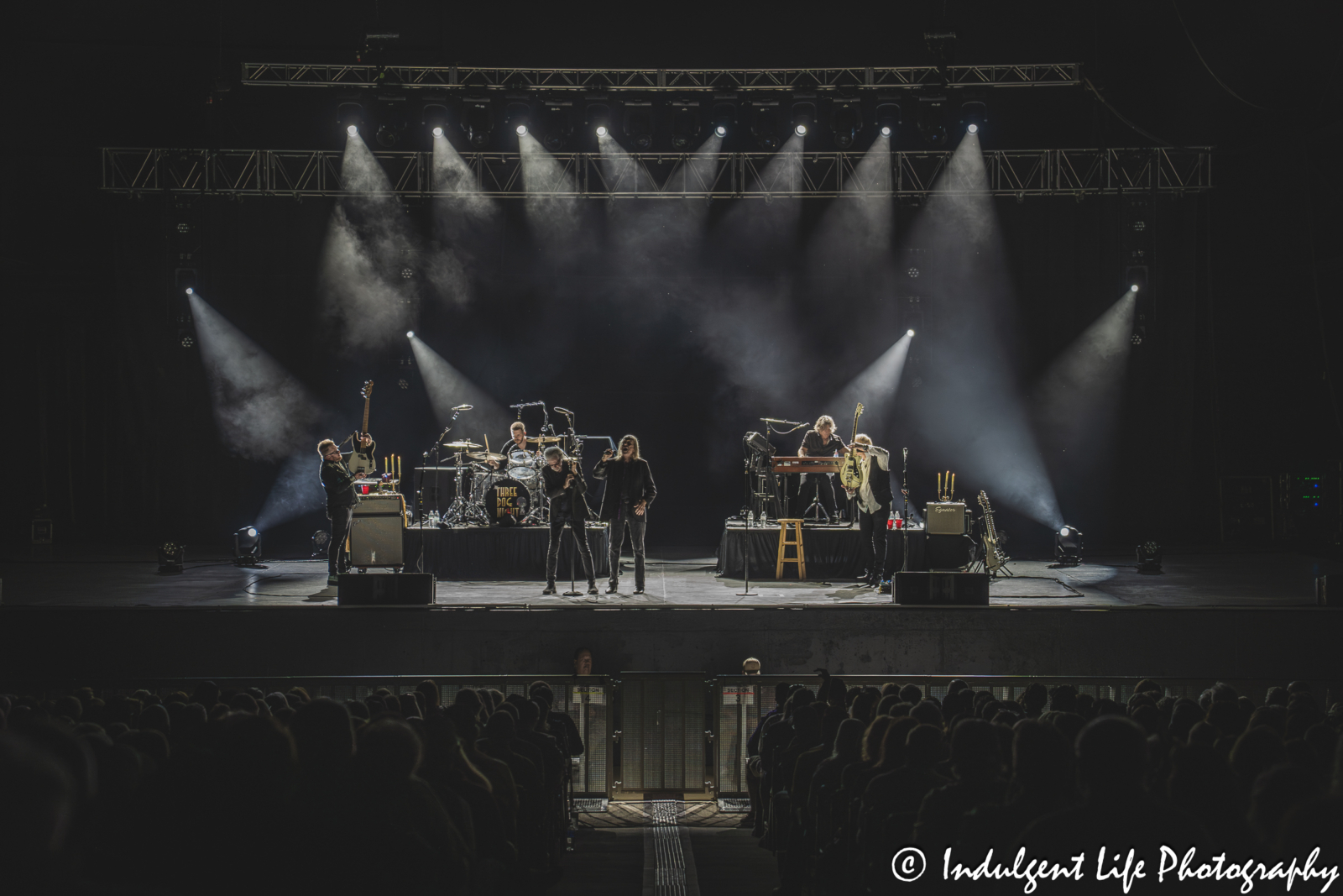 Azura Amphitheater live concert in Bonner Springs, KS featuring Three Dog Night on September 25, 2025.