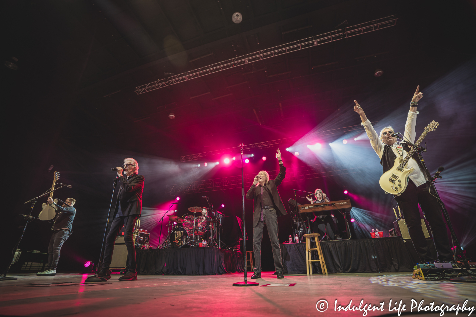 Azura Amphitheater live performance in Bonner Springs, KS featuring Three Dog Night on September 25, 2025.