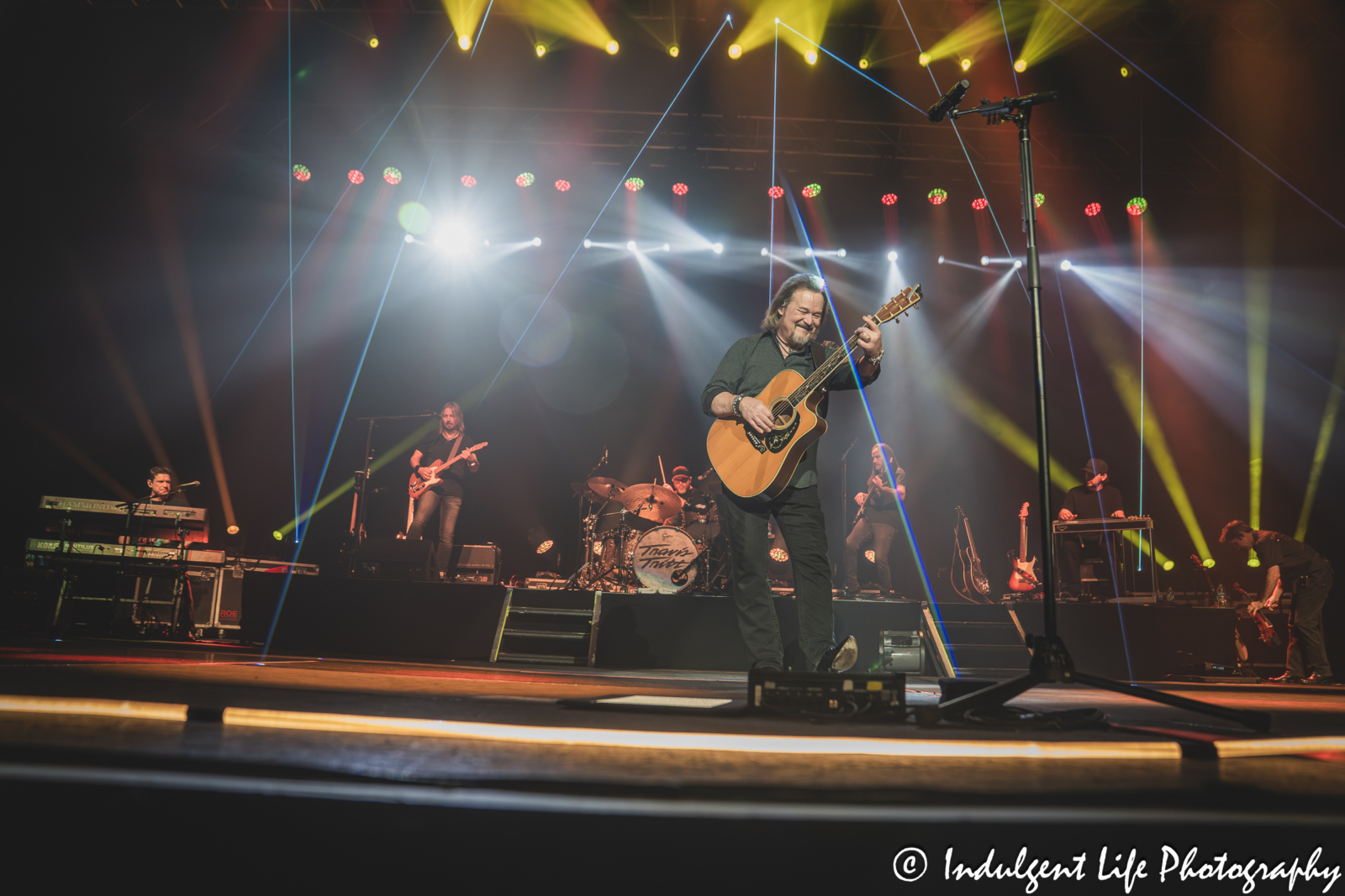 Travis Tritt and his band live in concert playing "The Whiskey Ain't Workin'" at Star Pavilion inside of Ameristar Casino in Kansas City, MO on October 18, 2025.